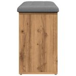 Casa si Gradina - Mobilier - Organizare si depozitare - Bancute - Banca de pantofi stejar artizanal 102x32x50 cm lemn prelucrat - Infinity.ro