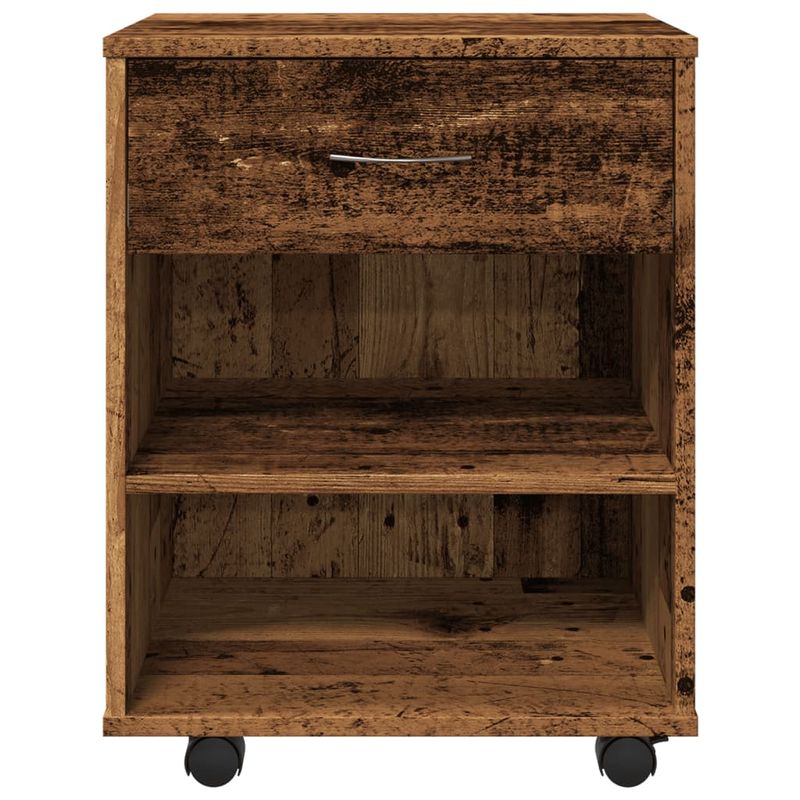 Casa si Gradina - Mobilier - Dulapuri si sifoniere - Dulapuri - Dulap cu roti, lemn vechi, 46x36x59 cm, lemn prelucrat - Infinity.ro