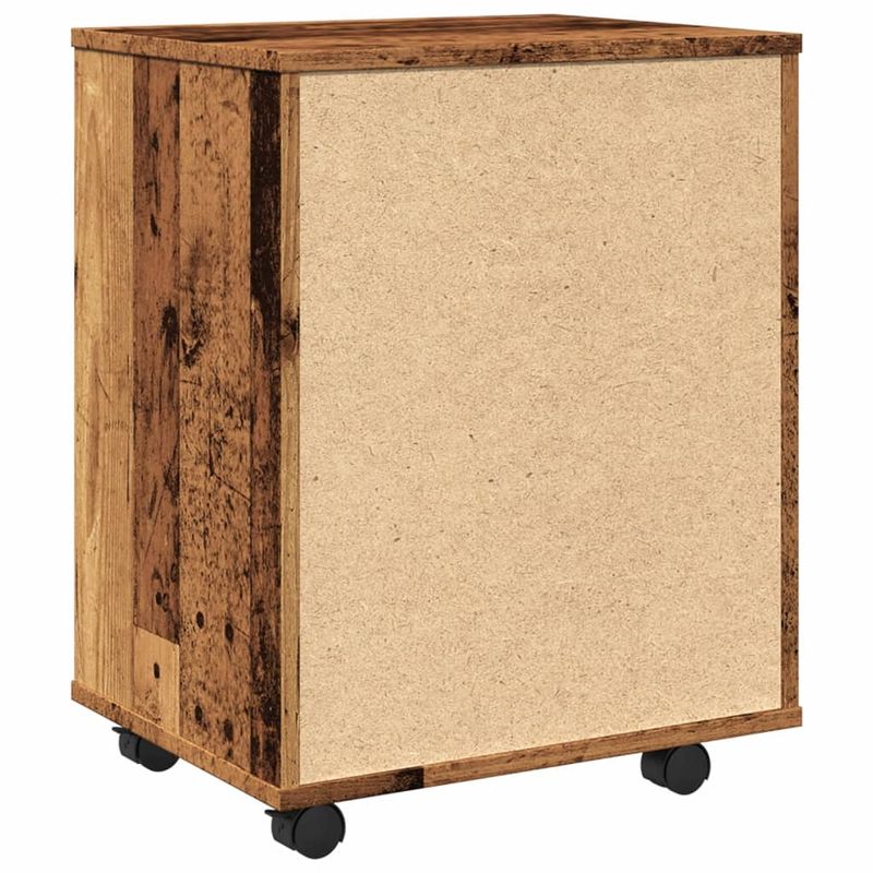 Casa si Gradina - Mobilier - Dulapuri si sifoniere - Dulapuri - Dulap cu roti, lemn vechi, 46x36x59 cm, lemn prelucrat - Infinity.ro