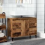 Casa si Gradina - Mobilier - Mobilier baie - Comode baie - Dulap de chiuveta, lemn vechi, 80x33x60 cm, lemn prelucrat - Infinity.ro