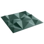 Casa si Gradina - Gradina si terasa - Garduri, panouri si accesorii - Panouri de perete 12 buc. verde 50x50 cm XPS 3 m² diamant - Infinity.ro