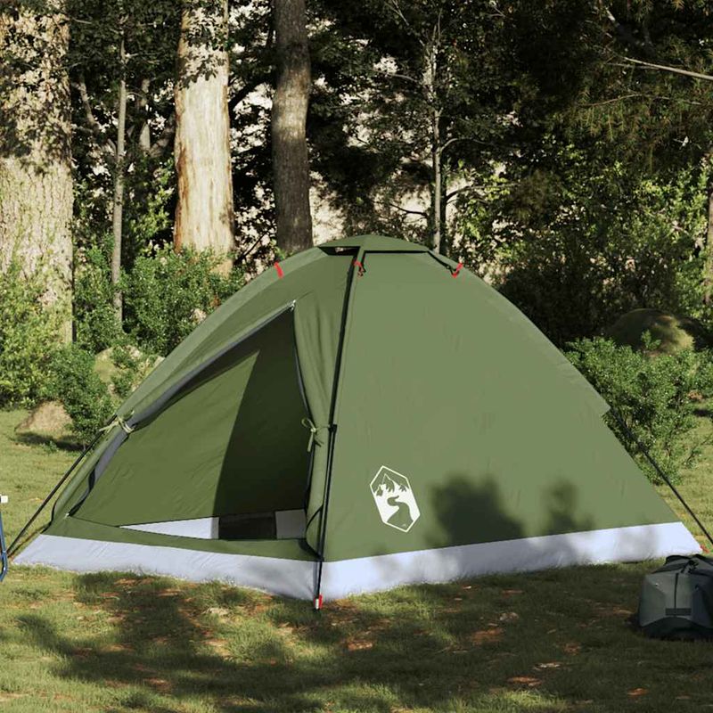 Sport si Outdoor - Camping - Corturi camping - Cort camping cupola 2 persoane verde masliniu impermeabil - Infinity.ro