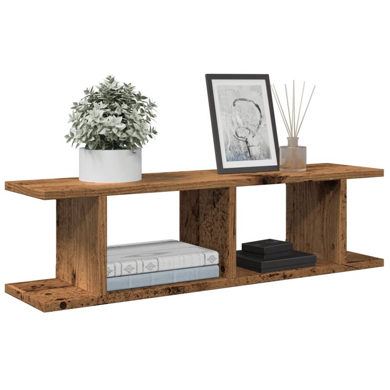 Casa si Gradina - Mobilier - Biblioteci si rafturi - Rafturi - Rafturi de perete 2 buc. lemn vechi 75x18x20 cm, lemn prelucrat - Infinity.ro