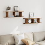 Casa si Gradina - Mobilier - Biblioteci si rafturi - Rafturi - Rafturi de perete 2 buc. lemn vechi 75x18x20 cm, lemn prelucrat - Infinity.ro