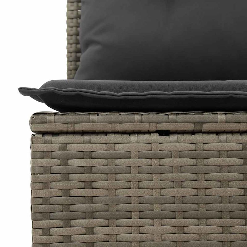 Casa si Gradina/Gradina si terasa/Mobilier exterior/Seturi mobila gradina - Set canapele de gradina cu perne, 8 piese, gri, poliratan - Infinity.ro