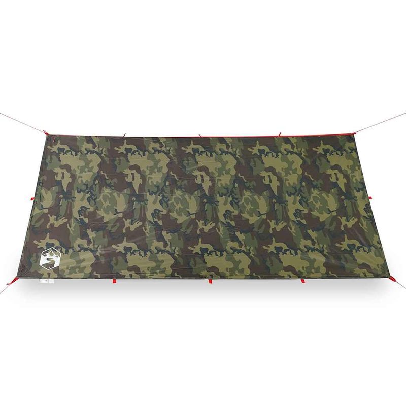 Sport si Outdoor - Camping - Copertine si adaposturi - Prelata de camping, camuflaj, 366x306 cm, impermeabila - Infinity.ro