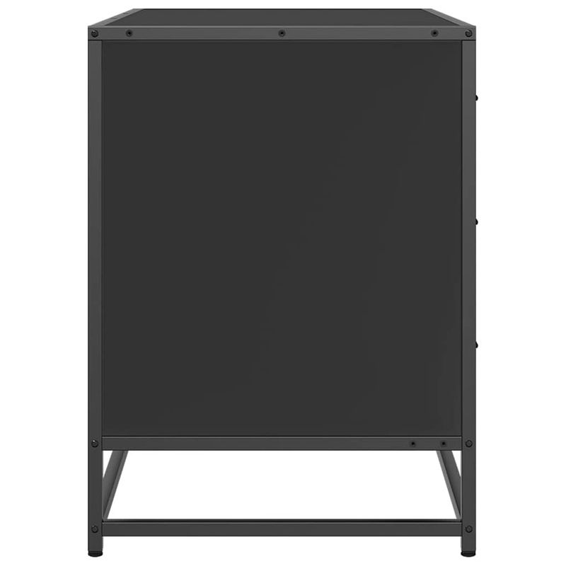 Casa si Gradina - Mobilier - Comode si corpuri - Comode - Dulap cu sertare, negru, 70x41x56 cm, lemn compozit - Infinity.ro