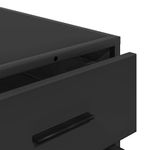 Casa si Gradina - Mobilier - Comode si corpuri - Comode - Dulap cu sertare, negru, 70x41x56 cm, lemn compozit - Infinity.ro