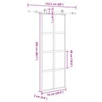Casa si Gradina - Constructii - Usi interior, exterior si garaj - Usi garaj - Usa glisanta cu set de feronerie sticla temperata si aluminiu - Infinity.ro
