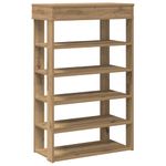 Casa si Gradina - Mobilier - Organizare si depozitare - Organizator incaltaminte - Pantofar, stejar artizanal, 60x30x98 cm lemn prelucrat - Infinity.ro