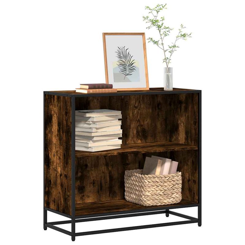 Casa si Gradina - Mobilier - Biblioteci si rafturi - Biblioteci - Biblioteca, stejar fumuriu, 80x35x76 cm, lemn prelucrat - Infinity.ro
