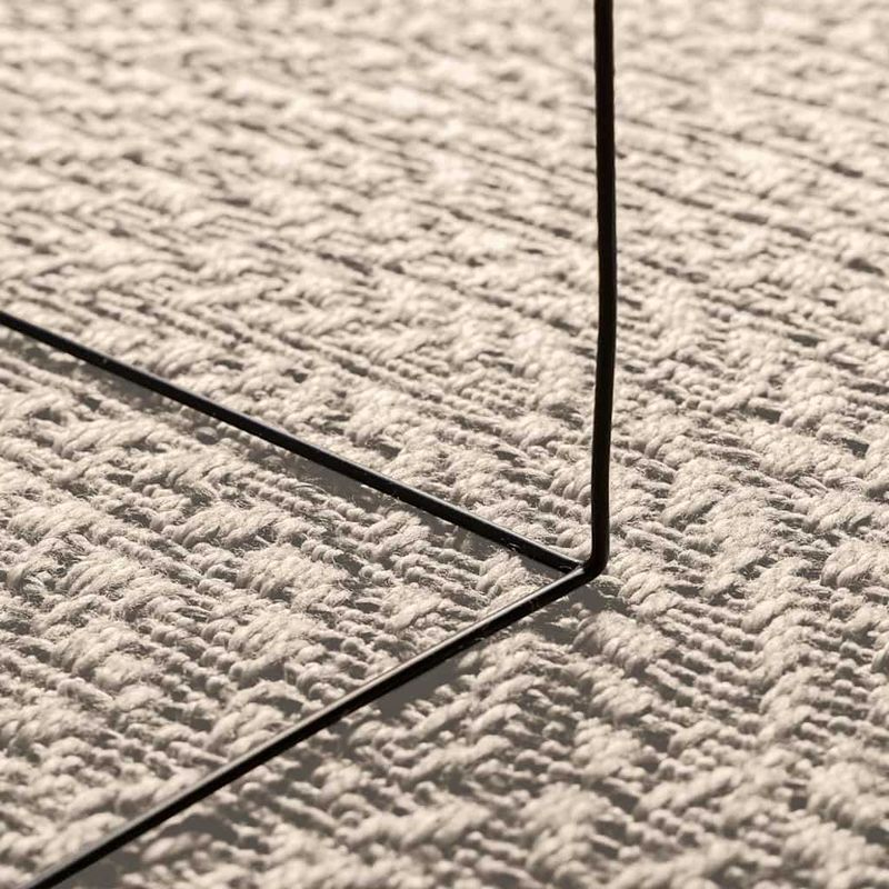 Casa si Gradina - Textile si covoare - Covoare - Covoare casa - Covor „ZIZUR” crem aspect iută pentru interior și exterior, model rotund, mărime 240x240 cm - Infinity.ro