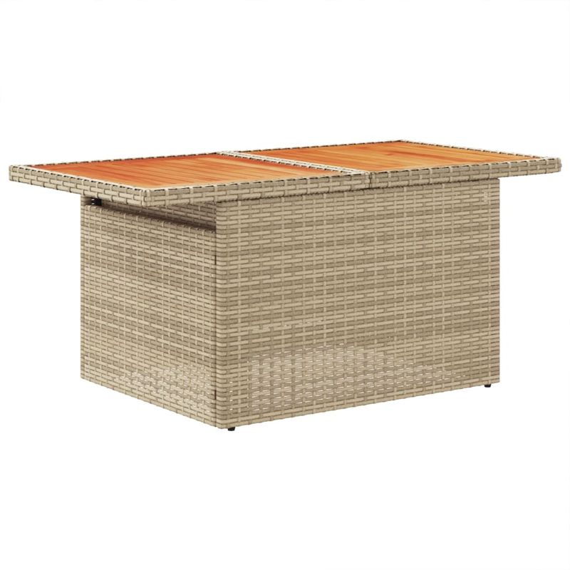 Casa si Gradina - Gradina si terasa - Mobilier exterior - Seturi mobila gradina - Set canapele de gradina, 7 piese, cu perne, bej, poliratan - Infinity.ro