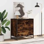 Casa si Gradina - Mobilier - Comode si corpuri - Comode - Dulap cu sertar, stejar fumuriu, 70x41x70 cm, lemn prelucrat - Infinity.ro
