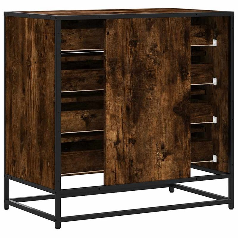 Casa si Gradina - Mobilier - Comode si corpuri - Comode - Dulap cu sertar, stejar fumuriu, 70x41x70 cm, lemn prelucrat - Infinity.ro