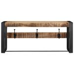 Casa si Gradina - Mobilier - Organizare si depozitare - Cuiere - Raft pentru haine 80x35x35 cm Lemn masiv de mango - Infinity.ro