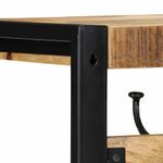 Casa si Gradina - Mobilier - Organizare si depozitare - Cuiere - Raft pentru haine 80x35x35 cm Lemn masiv de mango - Infinity.ro