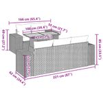 Casa si Gradina - Gradina si terasa - Mobilier exterior - Seturi mobila gradina - Set canapele de gradina cu perne, 6 piese, bej, poliratan - Infinity.ro