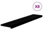 Casa si Gradina - Constructii - Scari si accesorii interioare - Accesorii scari interioare - Trepte de scara 8 buc maro inchis lemn masiv de stejar, mărime 120x25x2 cm - Infinity.ro