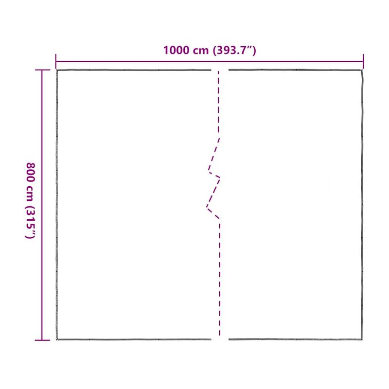 Casa si Gradina - Gradina si terasa - Umbrele si pavilioane - Pavilioane - Prelata transparenta cu ochiuri 8x10 m polietilena - Infinity.ro