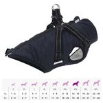 Petshop - Articole imbracaminte - Haine animale - Haina caini cu ham impermeabila reflectorizanta, bleumarin, XL - Infinity.ro