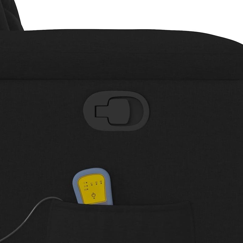 Ingrijire personala si Cosmetice - Sanatate si wellness - Articole wellness - Fotolii de masaj - Fotoliu de masaj rabatabil, negru, material textil - Infinity.ro