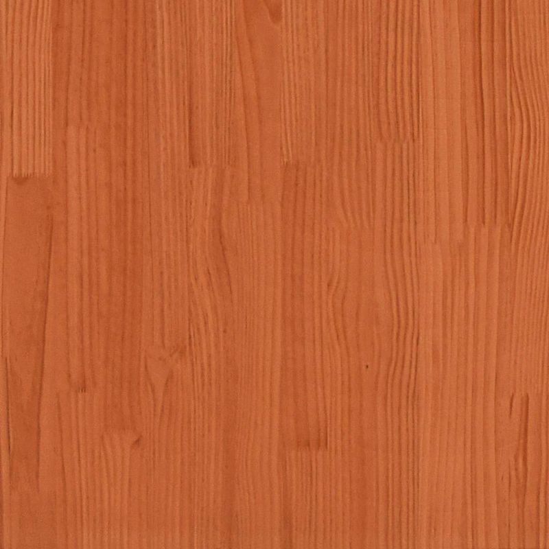 Casa si Gradina - Mobilier - Paturi si accesorii - Paturi - Pat cu biblioteca fara saltea, maro, 100x200 cm, lemn masiv pin - Infinity.ro
