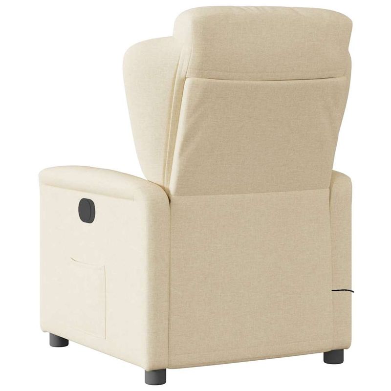 Ingrijire personala si Cosmetice - Sanatate si wellness - Articole wellness - Fotolii de masaj - Fotoliu rabatabil de masaj, crem, material textil - Infinity.ro