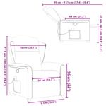 Ingrijire personala si Cosmetice - Sanatate si wellness - Articole wellness - Fotolii de masaj - Fotoliu rabatabil de masaj, crem, material textil - Infinity.ro
