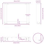 Casa si Gradina - Mobilier - Feronerie si accesorii mobila - Picioare masuta de cafea in forma de U 2 buc Negru Otel - Infinity.ro