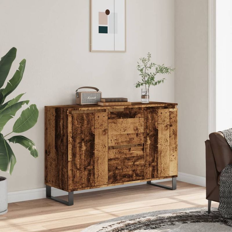Casa si Gradina - Mobilier - Comode si corpuri - Comode - Servanta, lemn vechi, 104x35x70 cm, lemn prelucrat - Infinity.ro