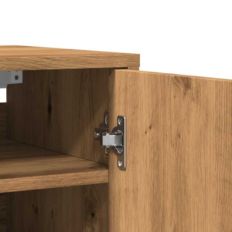 Casa si Gradina - Mobilier - Organizare si depozitare - Organizator incaltaminte - Pantofar, stejar artizanal, 32x35x70 cm lemn prelucrat, model shoe cabinet with door - Infinity.ro