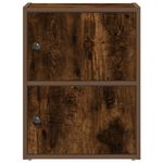 Casa si Gradina - Mobilier - Biblioteci si rafturi - Biblioteci - Biblioteca, stejar fumuriu, 40x24x52 cm, lemn prelucrat - Infinity.ro