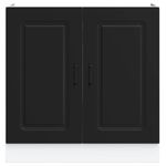 Casa si Gradina - Mobilier - Comode si corpuri - Corpuri bucatarie - Dulap de baza pentru chiuveta „Kalmar” Negru lemn de prelucrare, mărime 80x46x81.5 cm - Infinity.ro
