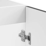 Casa si Gradina - Mobilier - Comode si corpuri - Corpuri bucatarie - Dulap de baza pentru chiuveta „Kalmar” Negru lemn de prelucrare, mărime 80x46x81.5 cm - Infinity.ro