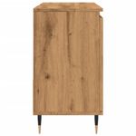 Casa si Gradina - Mobilier - Mobilier baie - Corpuri baie - Dulap de baie, stejar artizanal, 65x33x60 cm, lemn prelucrat - Infinity.ro