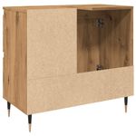 Casa si Gradina - Mobilier - Mobilier baie - Corpuri baie - Dulap de baie, stejar artizanal, 65x33x60 cm, lemn prelucrat - Infinity.ro