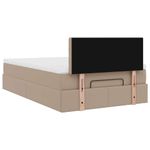 Casa si Gradina - Mobilier - Paturi si accesorii - Paturi - Cadru de pat otoman cu saltea Cappucino piele artificiala - Infinity.ro