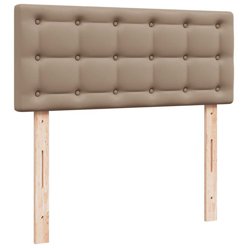 Casa si Gradina - Mobilier - Paturi si accesorii - Paturi - Cadru de pat otoman cu saltea Cappucino piele artificiala - Infinity.ro