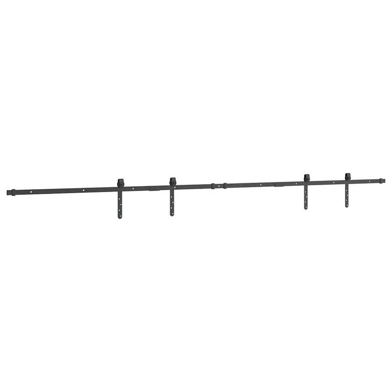 Casa si Gradina - Constructii - Usi interior, exterior si garaj - Accesorii usi - Set usi glisante pentru dulap 244 cm otel carbon - Infinity.ro