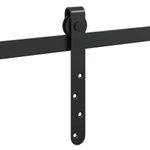 Casa si Gradina - Constructii - Usi interior, exterior si garaj - Accesorii usi - Set usi glisante pentru dulap 244 cm otel carbon - Infinity.ro