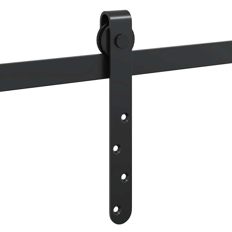 Casa si Gradina - Constructii - Usi interior, exterior si garaj - Accesorii usi - Set usi glisante pentru dulap 244 cm otel carbon - Infinity.ro