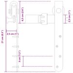 Casa si Gradina - Constructii - Usi interior, exterior si garaj - Accesorii usi - Set usi glisante pentru dulap 244 cm otel carbon - Infinity.ro