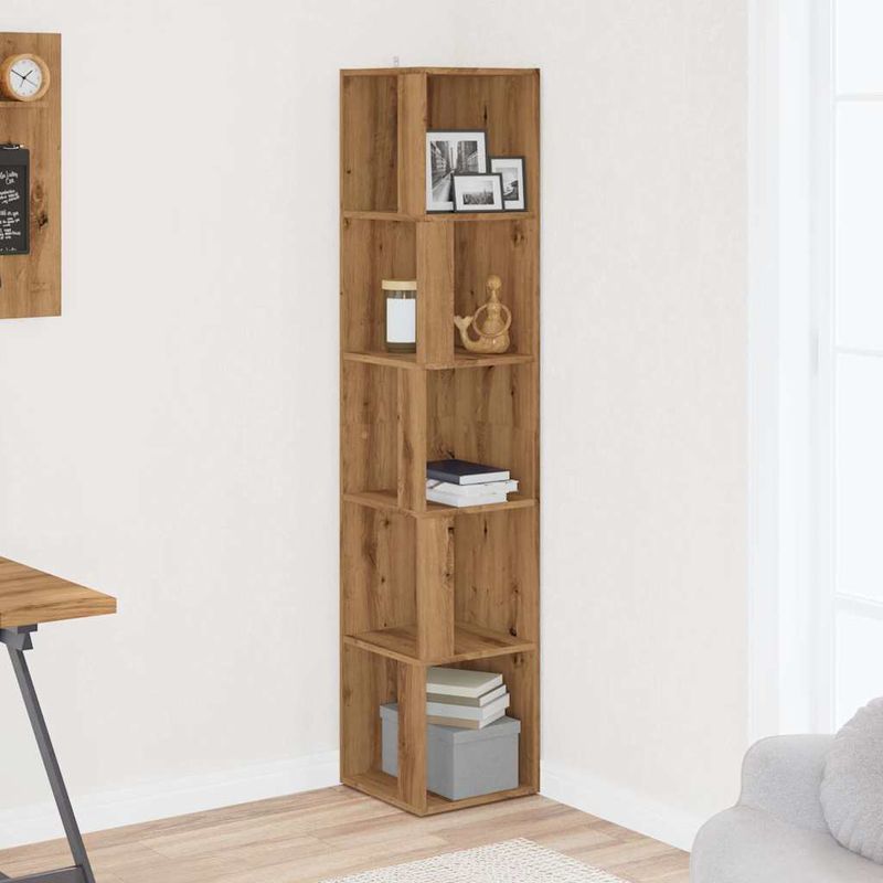 Casa si Gradina - Mobilier - Dulapuri si sifoniere - Dulapuri - Dulap de colt Artisan Stejar 33x33x165 cm Lemn prelucrat - Infinity.ro