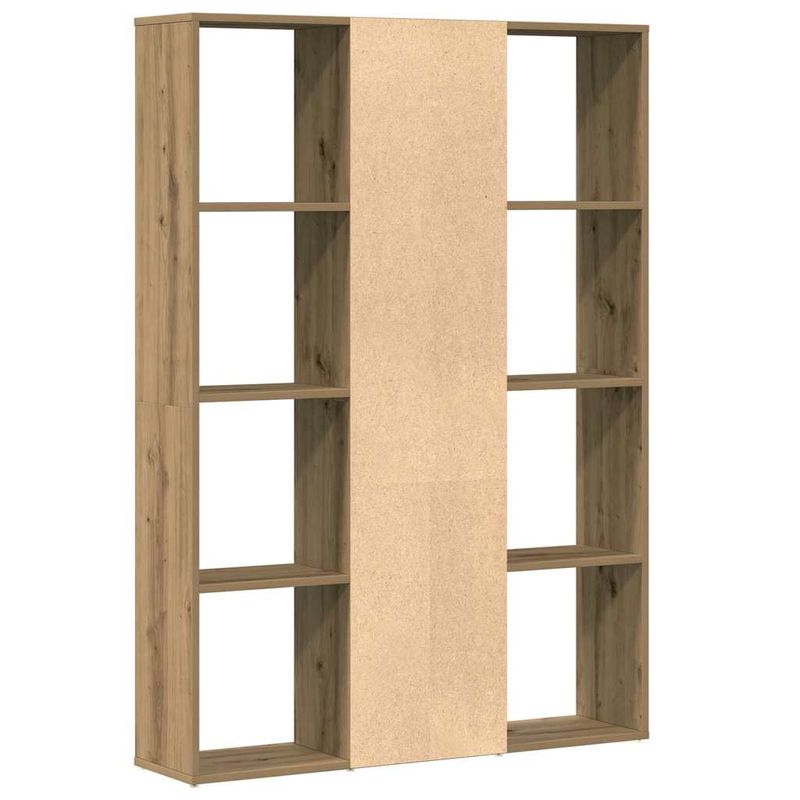 Casa si Gradina - Decoratiuni - Pereti despartitori si paravane - Separator camera/Biblioteca, Stejar artizanal 100x24x140 cm PAL - Infinity.ro