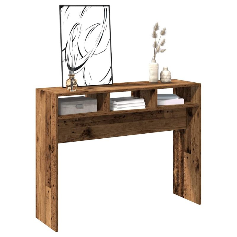 Casa si Gradina - Mobilier - Comode si corpuri - Console - Masa consola, lemn vechi, 105x30x80 cm, PAL - Infinity.ro