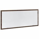 Casa si Gradina - Mobilier - Mobilier baie - Oglinzi baie - Oglinda de baie LED stejar maro, 100x8,5x37 cm lemn prelucrat - Infinity.ro