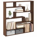 Casa si Gradina - Mobilier - Biblioteci si rafturi - Rafturi - Raft cubic perete 7 compartimente stejar maro lemn prelucrat - Infinity.ro