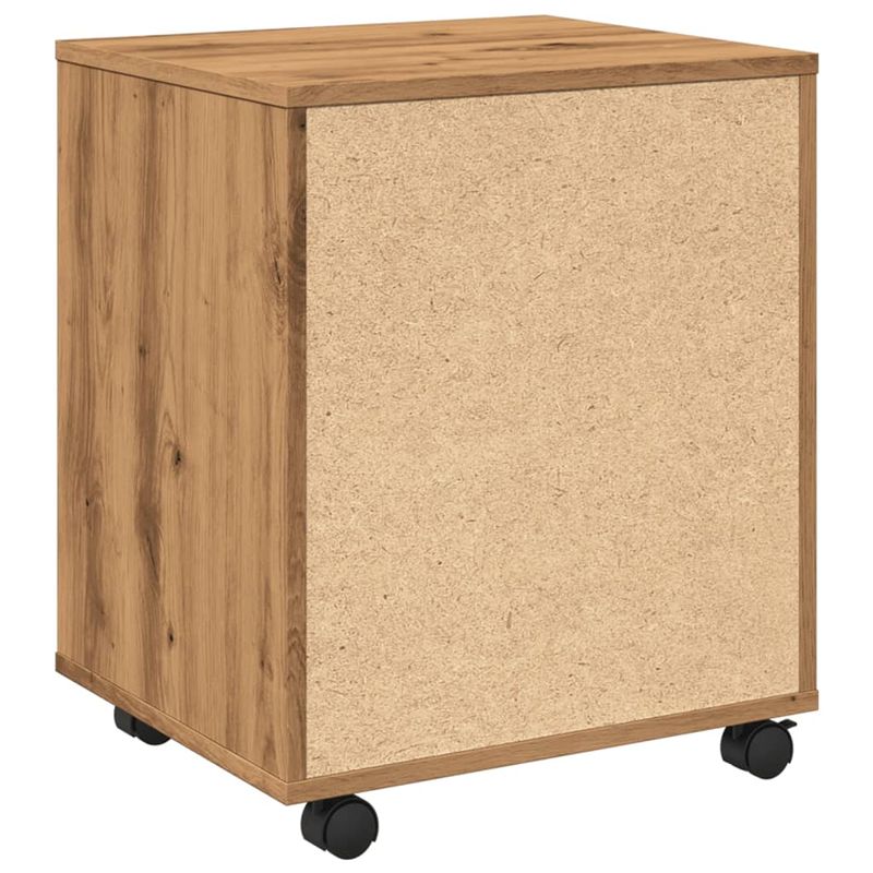 Casa si Gradina - Mobilier - Dulapuri si sifoniere - Dulapuri - Dulap cu roti, stejar artizanal, 45x38x54 cm, lemn prelucrat - Infinity.ro