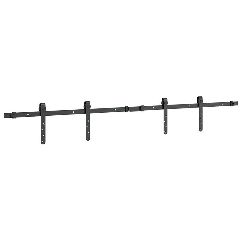 Casa si Gradina - Constructii - Usi interior, exterior si garaj - Accesorii usi - Set usi glisante pentru dulap 152 cm otel carbon - Infinity.ro